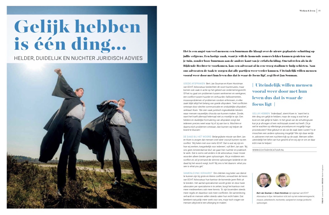 OmWonen editie 6 ECHT advocatuur