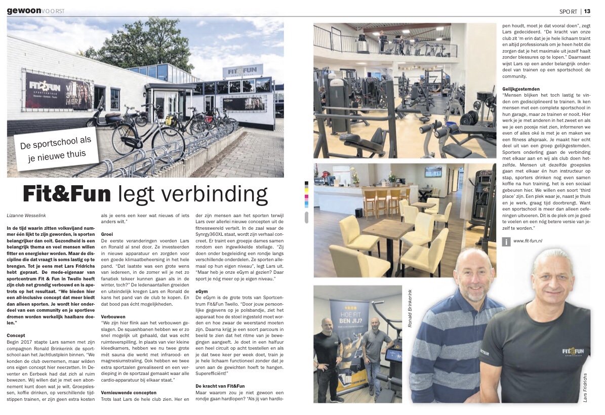 Gewoon voorst fit & fun Twello